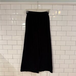 H&M Black Wide-Leg Sweatpants